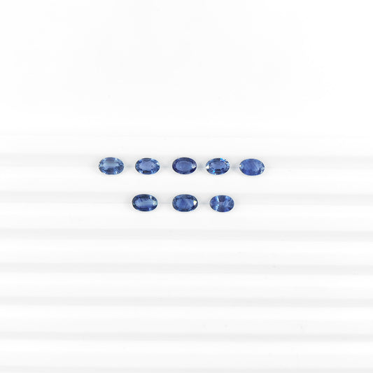 Natural Untreated Blue Sapphire Calibrated Ovals | 3x5mm & 4x6mm