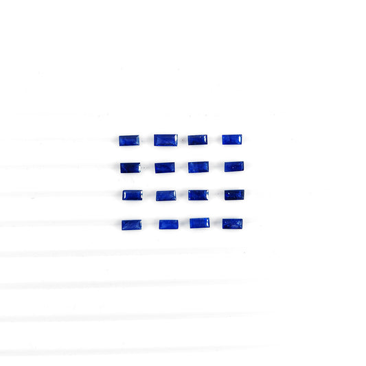 Natural Bangkok Sapphire Calibrated Baguettes | 2x4mm & 2.5x5mm