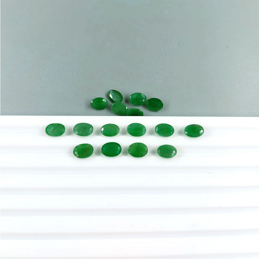 Natural Emerald Calibrated Ovals | 5x7mm & 6x8mm