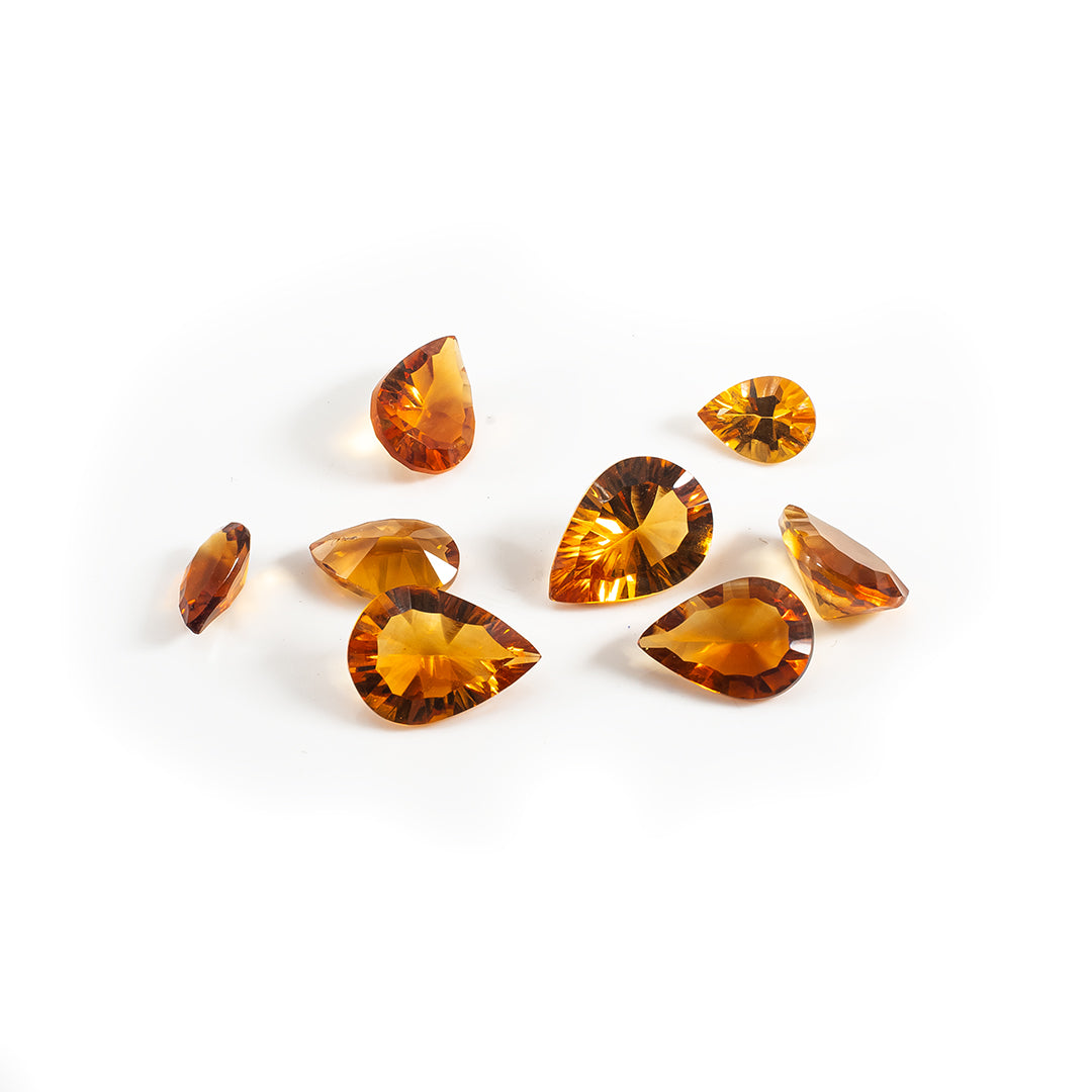 Natural Citrine Calibrated Pears | 9x11mm & 10x12mm