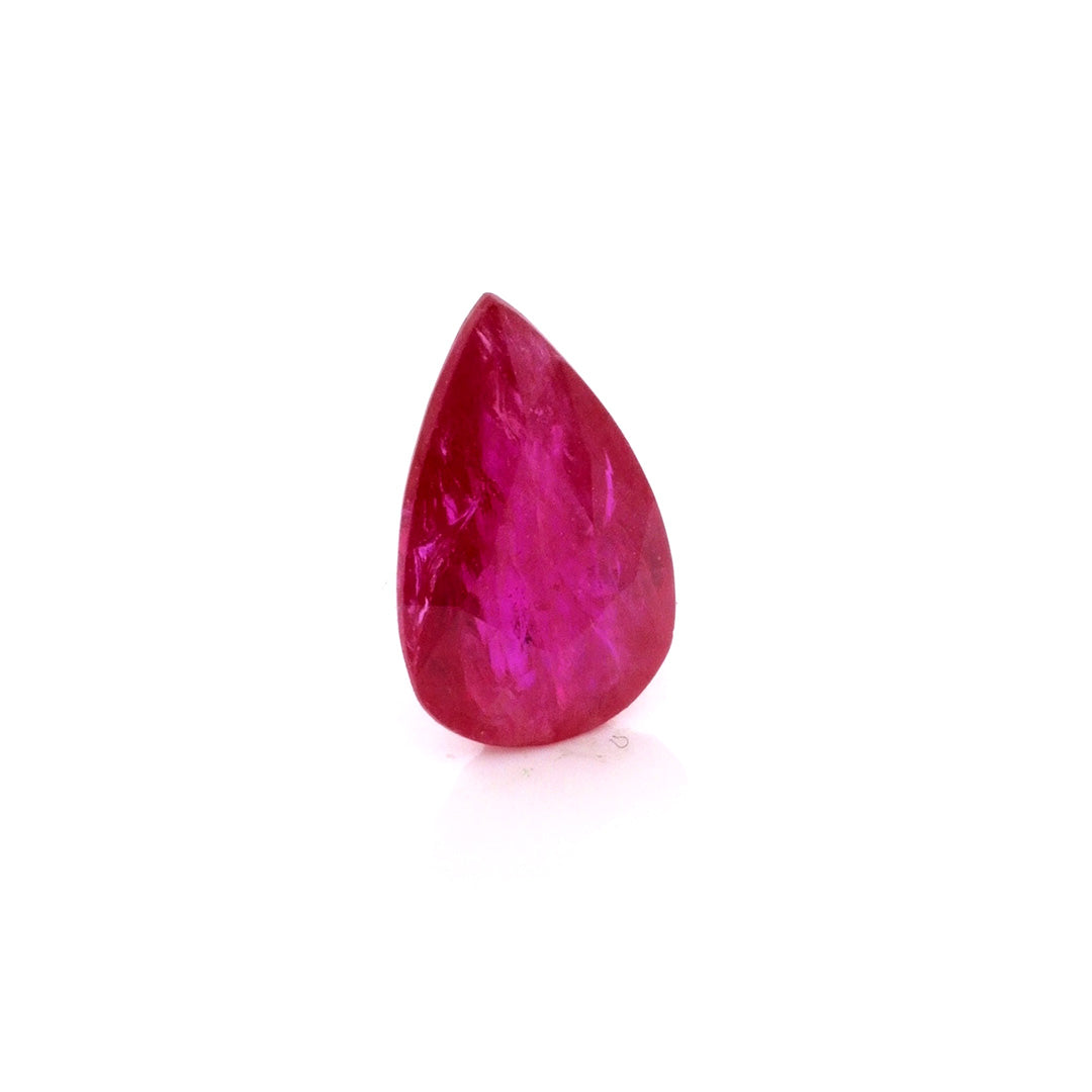 Natural Mozambique Untreated Ruby Pear 1.81cts