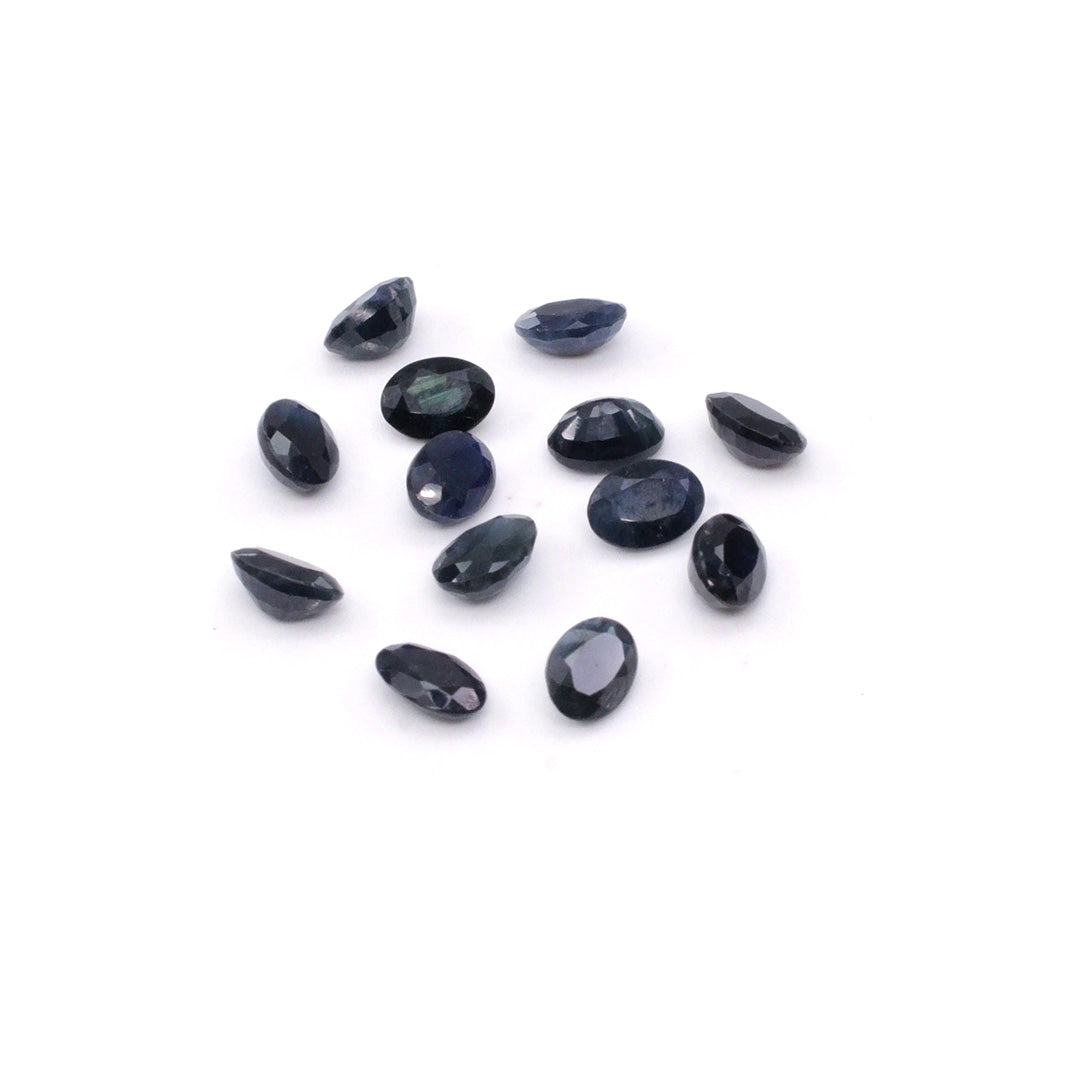 Natural Untreated Blue Sapphire Calibrated Ovals | 5x7mm & 6x8mm