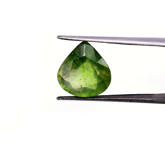 Natural Bangkok Green Sapphire Pear 8.17cts