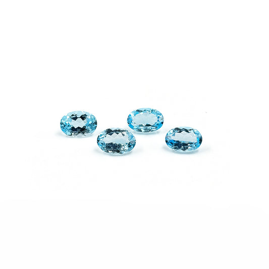 Natural Blue Topaz Calibrated Ovals 10x14mm