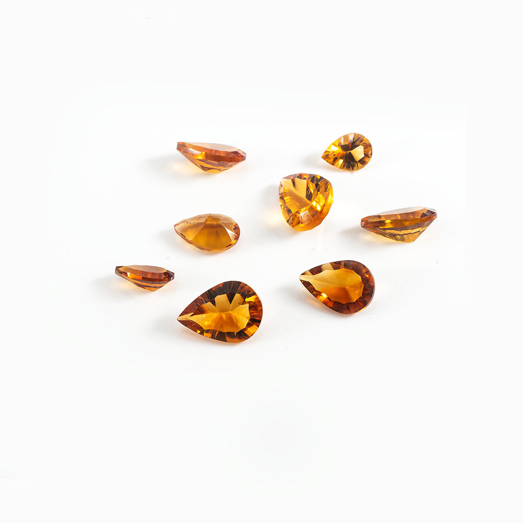 Natural Citrine Calibrated Pears | 7x9mm & 8x10mm