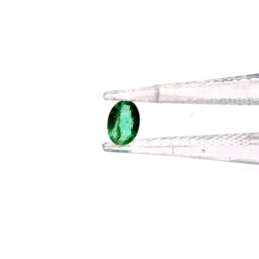 Natural Zambian Emerald Calibrated Ovals | 3x5mm & 4x6mm