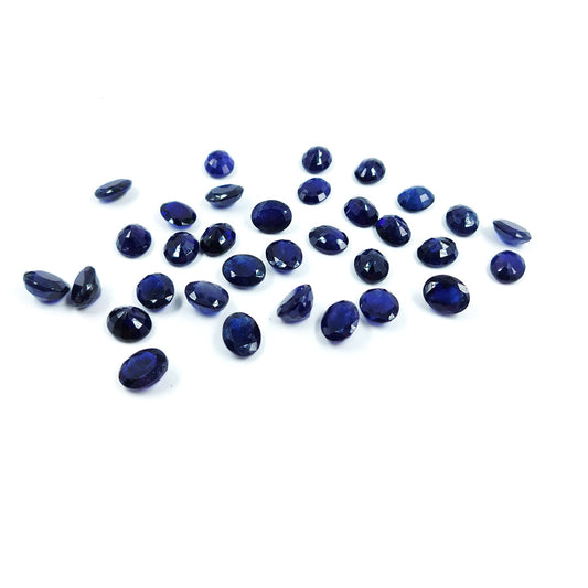 Natural Bangkok Blue Sapphire Calibrated Ovals | 7x9mm & 8x10mm