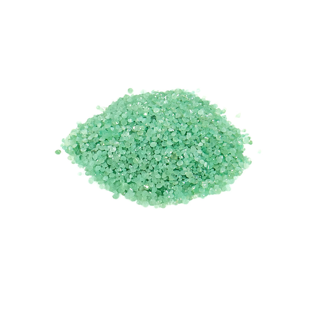 Natural Zambian Emerald Calibrated Diamond Rounds 2mm