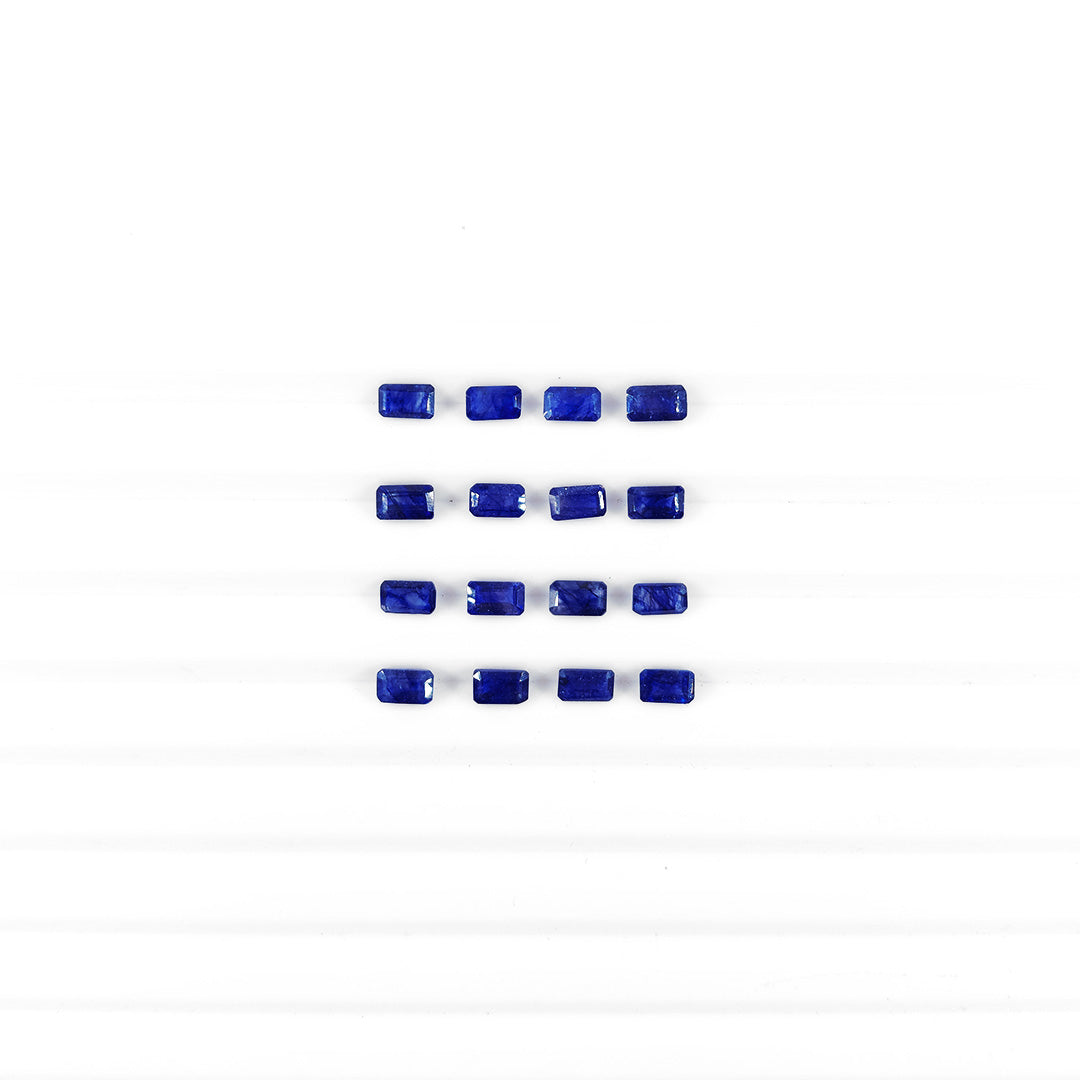 Natural Bangkok Blue Sapphire Calibrated Octagons | 3x5mm & 6x4mm