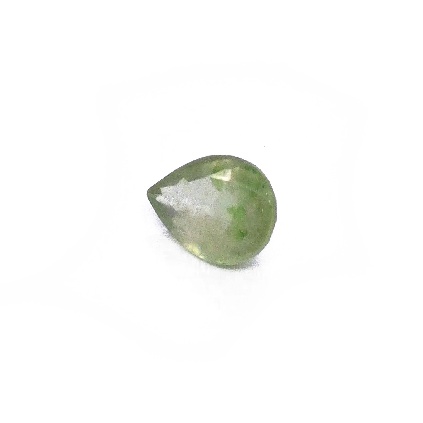 Natural Bangkok Green Sapphire Pear 3.81cts