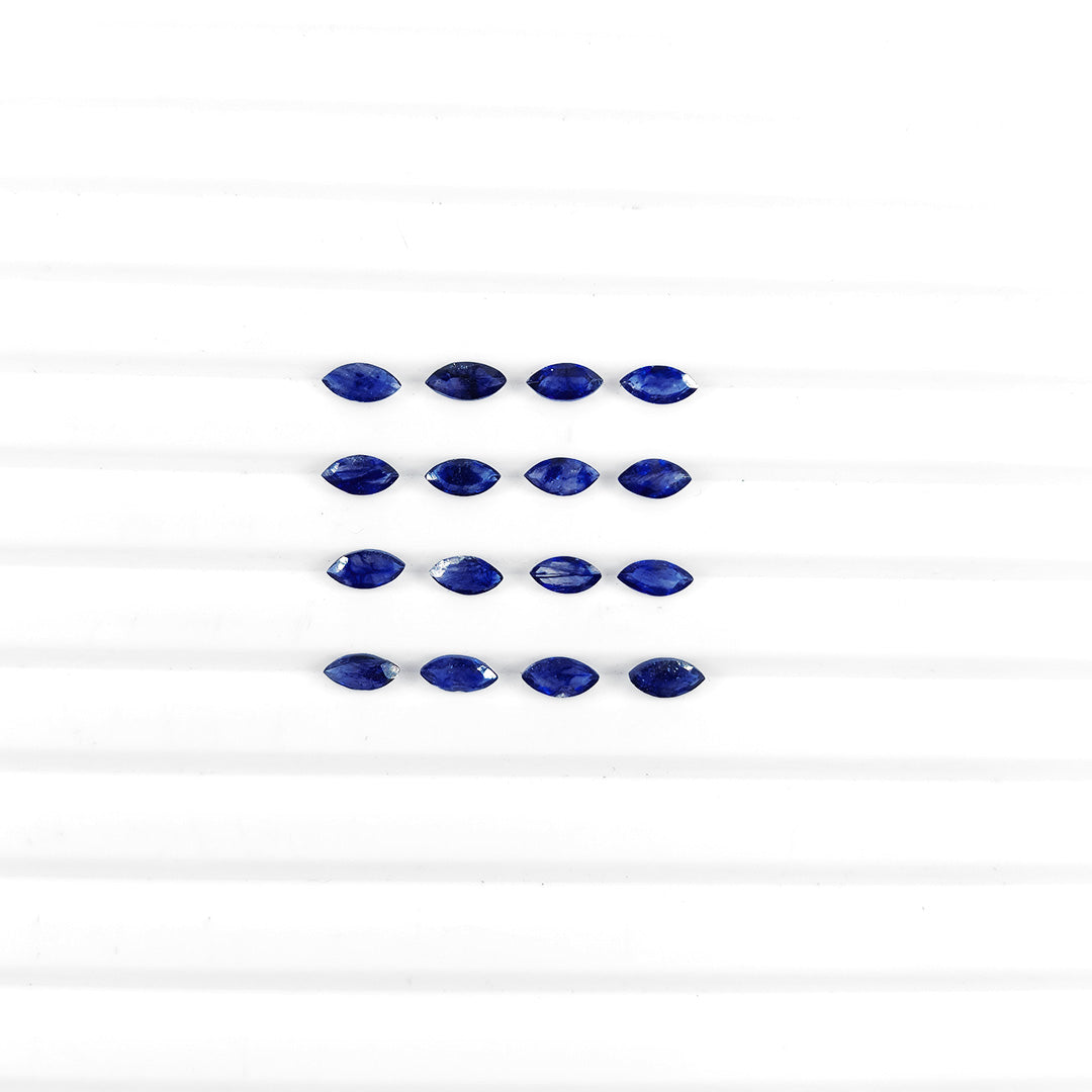 Natural Bangkok Blue Sapphire Calibrated Marquise | 2.5X5mm & 3X6mm