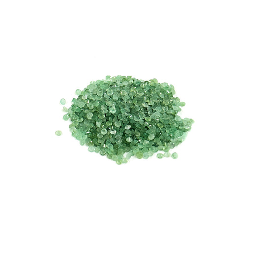 Natural Zambian Emerald Calibrated Diamond Rounds 2mm