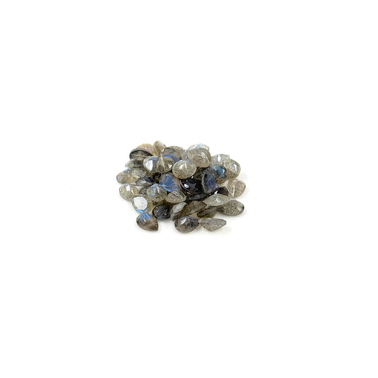 Natural Labradorite Calibrated Pears | 7x9mm & 8x10mm