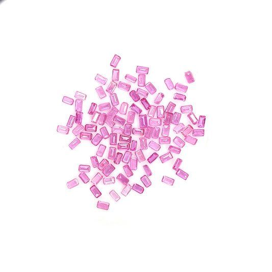 Natural Mozambique Pink Sapphire Calibrated Octagons | 3x5mm & 4x6mm