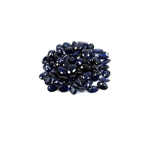 Natural Bangkok Blue Sapphire Calibrated Ovals | 5x7mm & 6x8mm