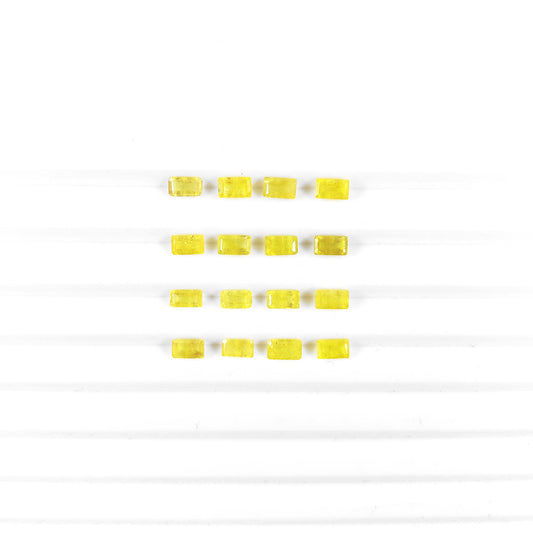 Natural Bangkok Yellow Sapphire Calibrated Octagons | 3x5mm & 6x4mm