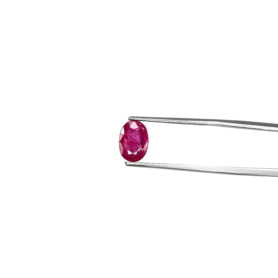 Natural Mozambique Untreated Ruby Ovals 2.92cts