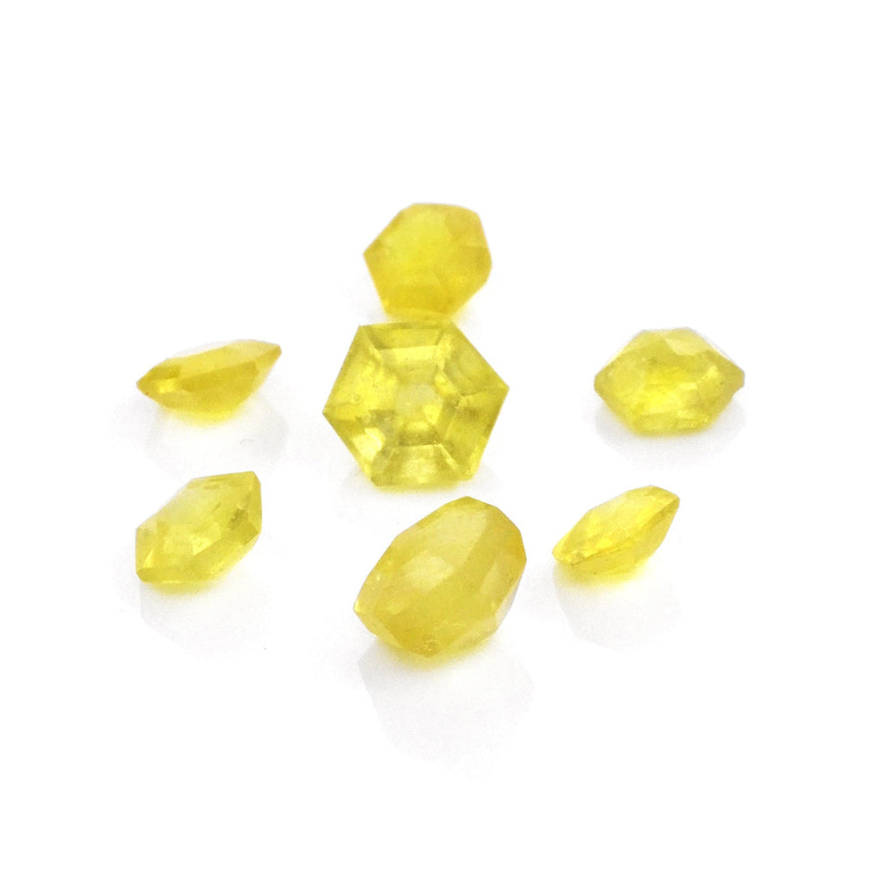 Natural Bangkok Yellow Sapphire Calibrated Hexagons | 7mm & 8mm