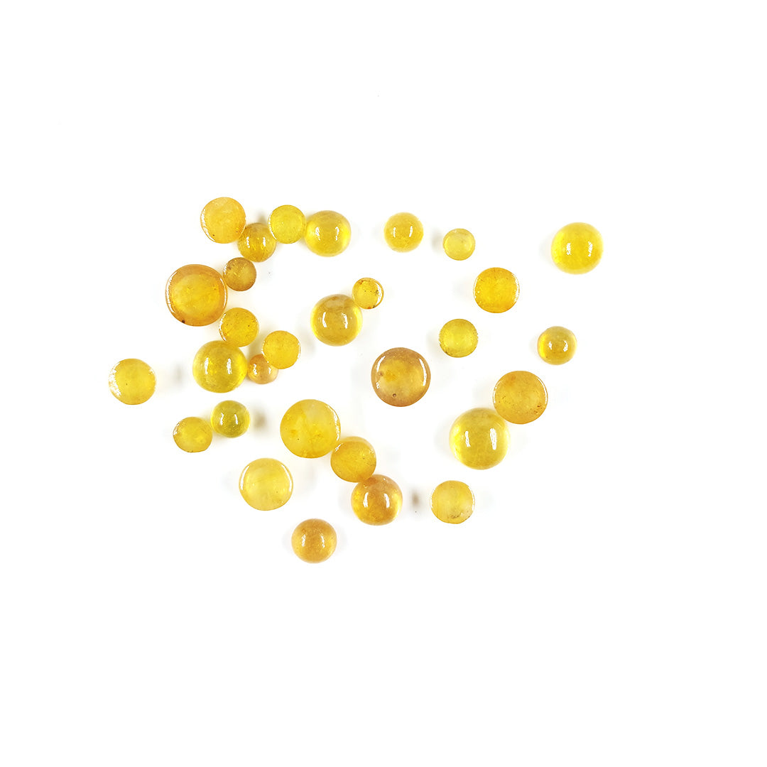Natural Bangkok Yellow Sapphire Calibrated Rounds | 6mm & 7mm