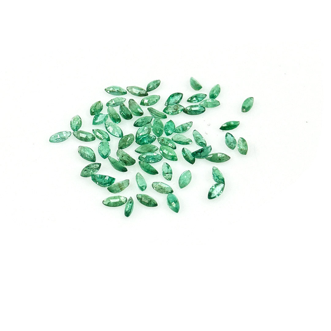Natural Bangkok Emerald Calibrated Marquise | 2x4mm & 2.5x5mm