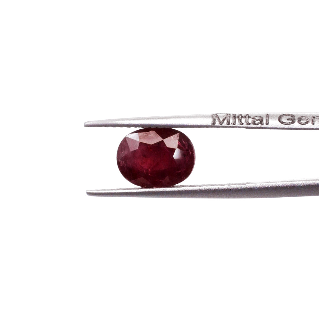 Natural African Untreated Loose Ruby Oval Cut | 8x10mm & 9x11mm Picture-2