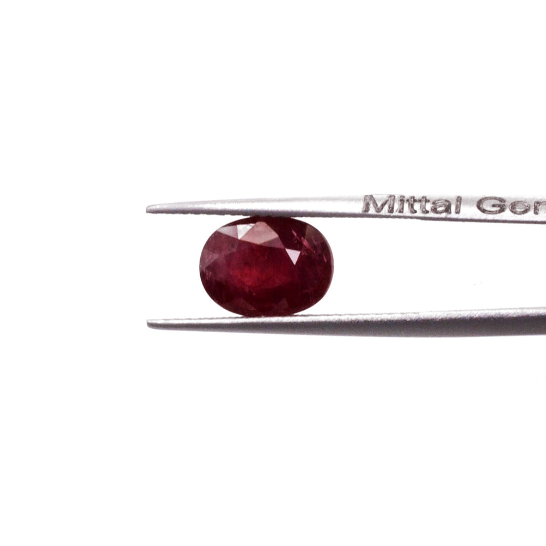 Natural African Untreated Loose Ruby Oval Cut | 11x13mm & 12x16mm Picture-2