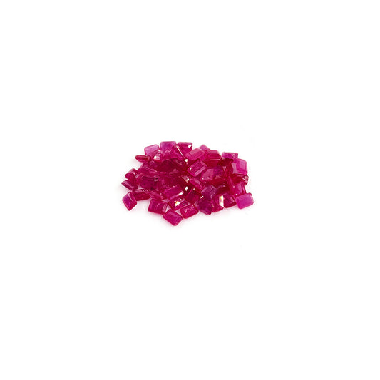 Natural Mozambique Untreated Ruby Calibrated Octagons | 3x4mm & 4x5mm