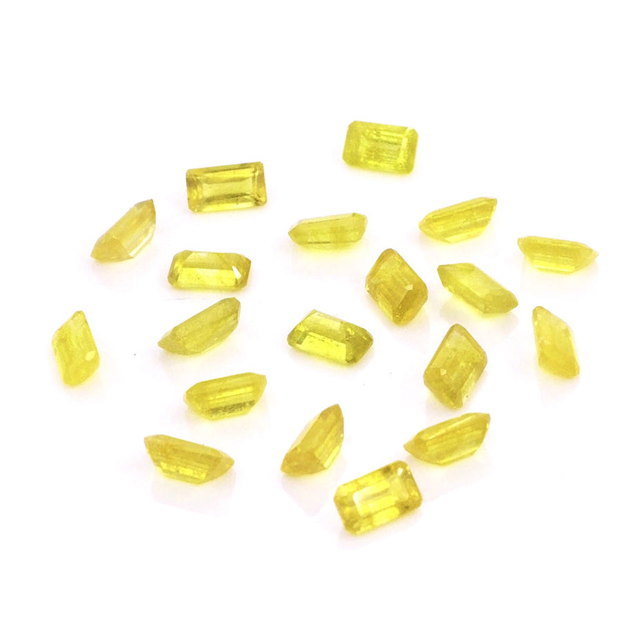 Natural Bangkok Yellow Sapphire Calibrated Octagons | 7x9mm & 8x10mm