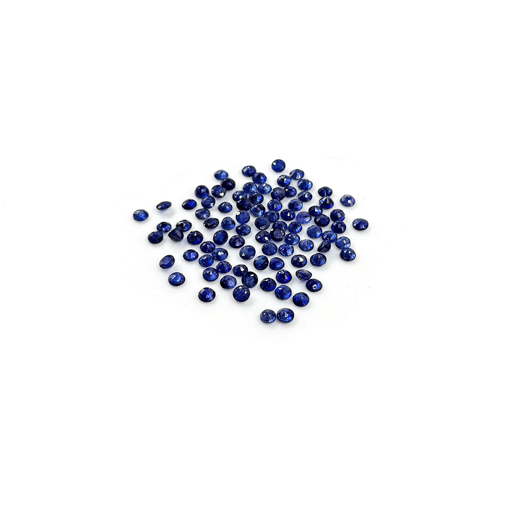 Natural Bangkok Blue Sapphire Calibrated Rounds| 3mm & 4mm