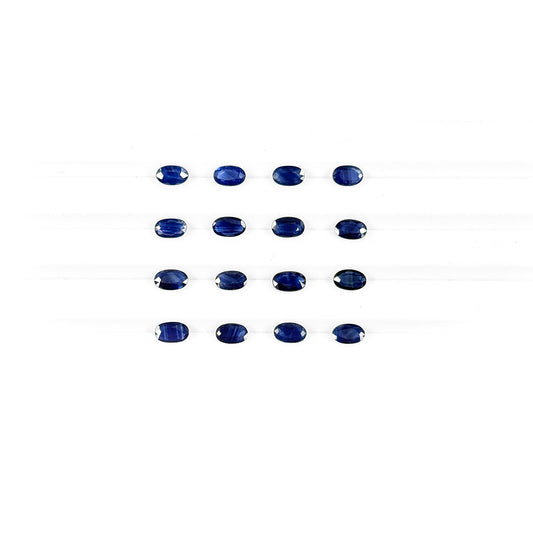 Natural Untreated Blue Sapphire Calibrated Ovals | 3x5mm & 6x4mm
