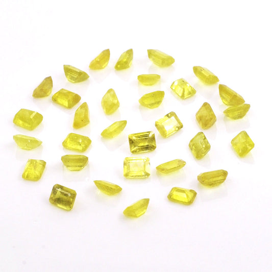 Natural Bangkok Yellow Sapphire Calibrated Octagons | 5x6mm & 6x7mm
