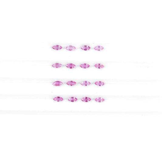 Natural African Pink Sapphire Calibrated Marquise | 2.5x5mm & 3x6mm