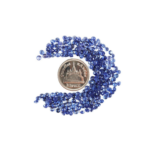Natural Bangkok Blue Sapphire Calibrated Rounds | 3mm & 4mm