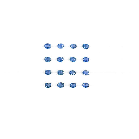 Natural Untreated Blue Sapphire Calibrated Ovals | 3x4mm & 4x5mm