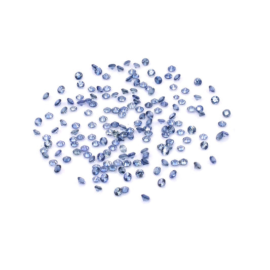 Natural Untreated Blue Sapphire Calibrated Rounds | 2mm