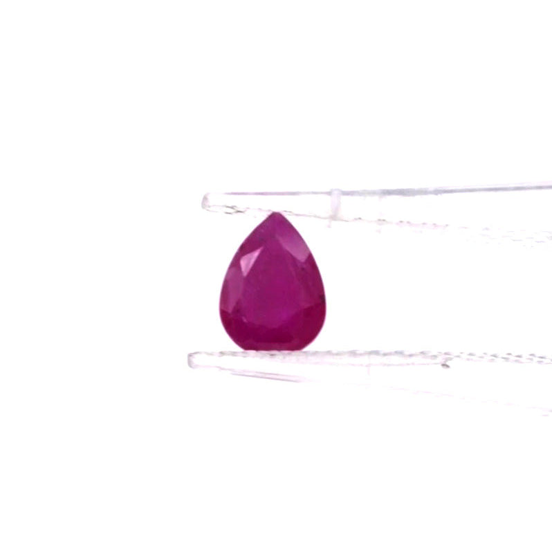 Natural African Untreated Loose Ruby Pear Cut | 7x9mm & 8x10mm Picture-2