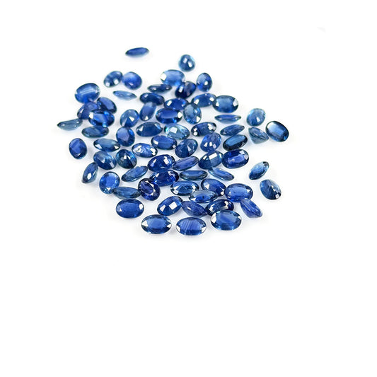 Natural Untreated Blue Sapphire Calibrated Ovals | 3x5mm & 6x4mm