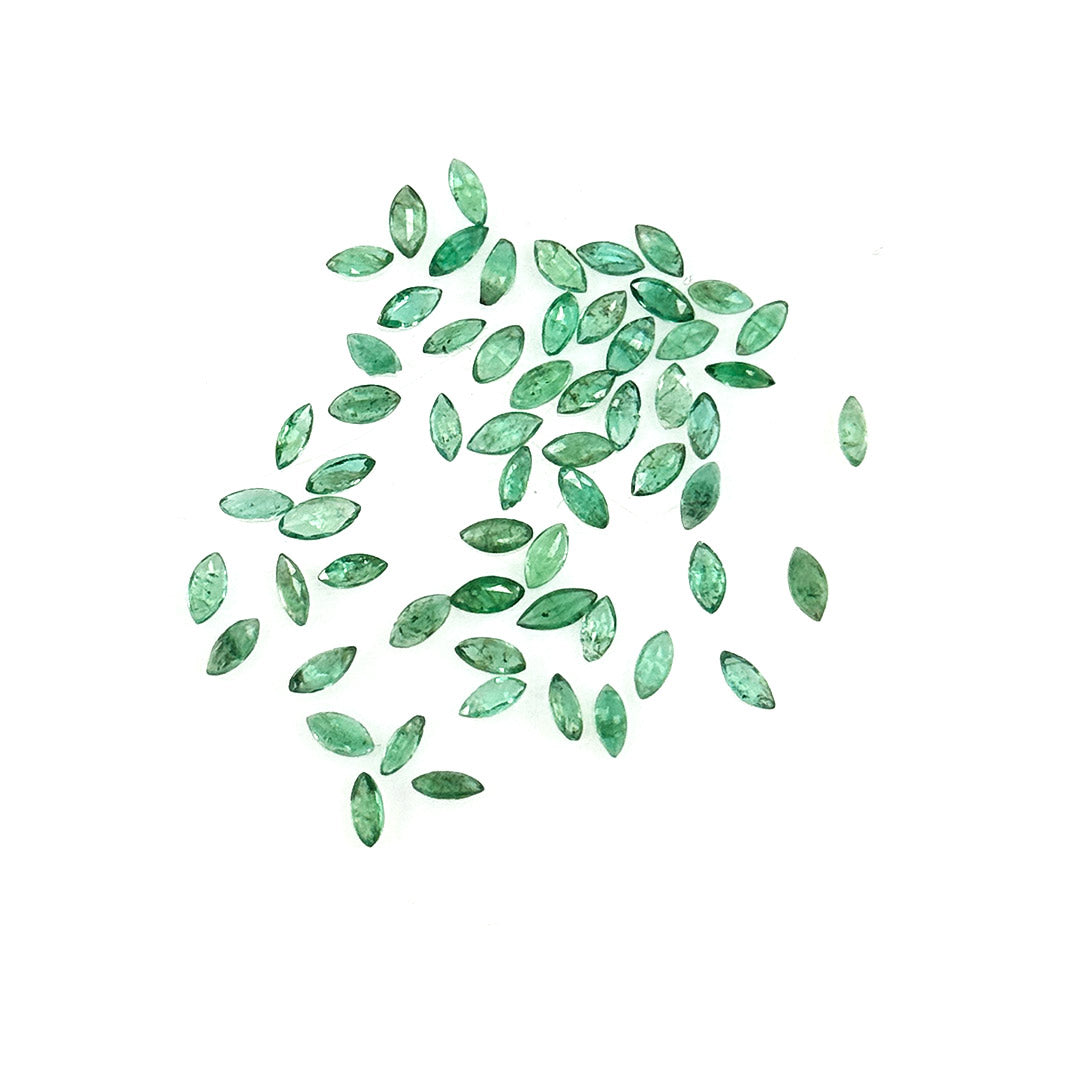 Natural Bangkok Emerald Calibrated Marquise | 2x4mm & 2.5x5mm