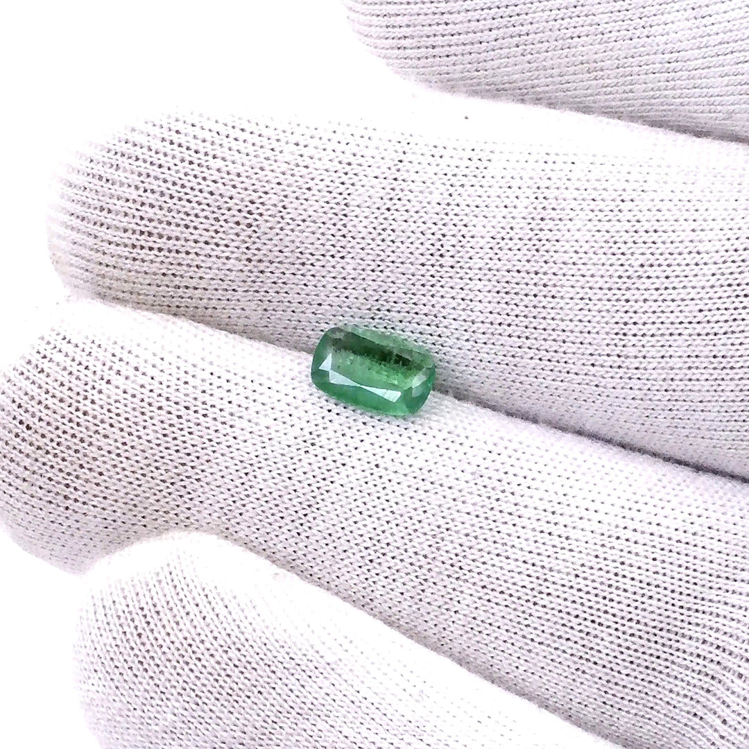 Natural Zambian Emerald Long Cushion 0.85cts