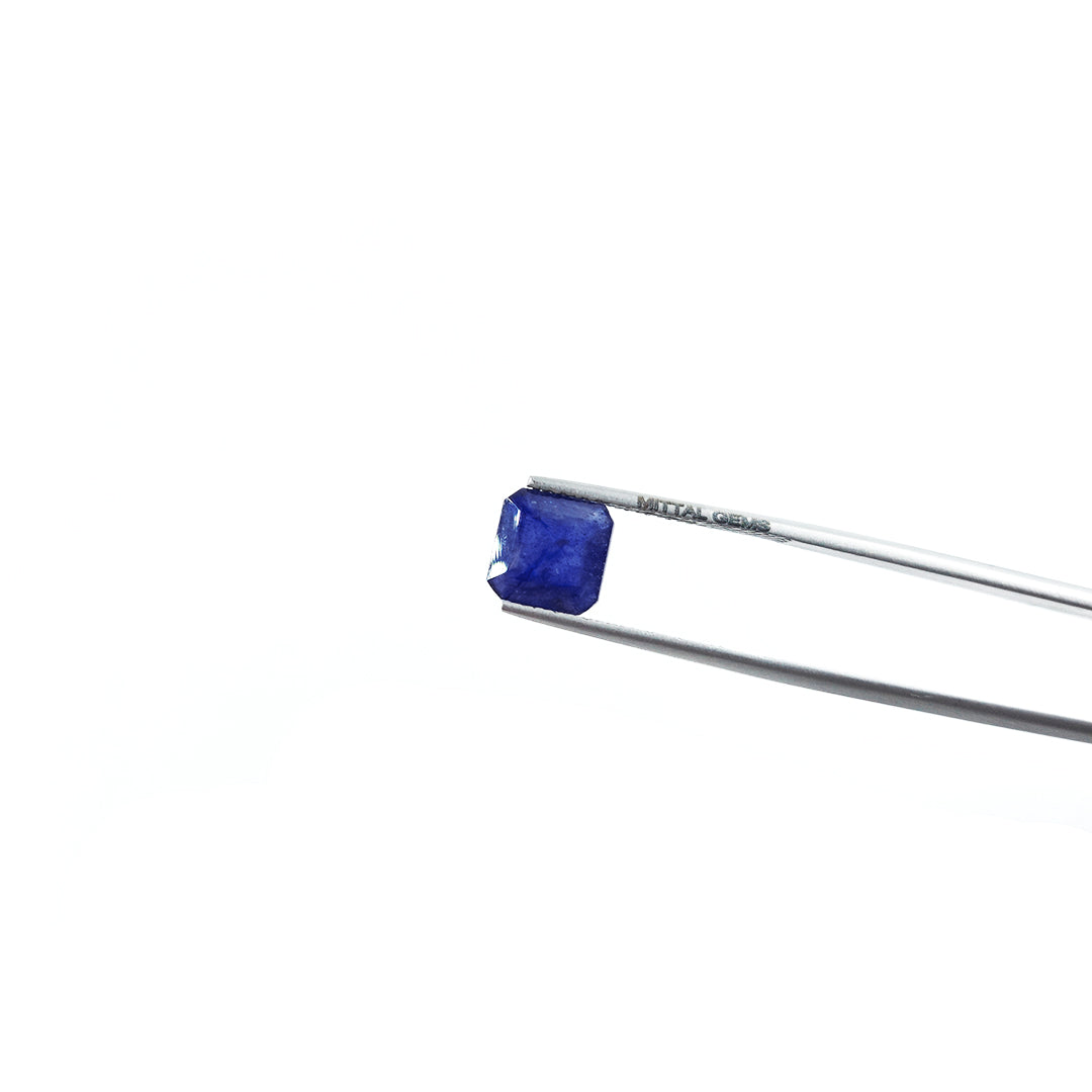 Natural Bangkok Blue Sapphire Calibrated Squares Octagons | 7mm & 8mm