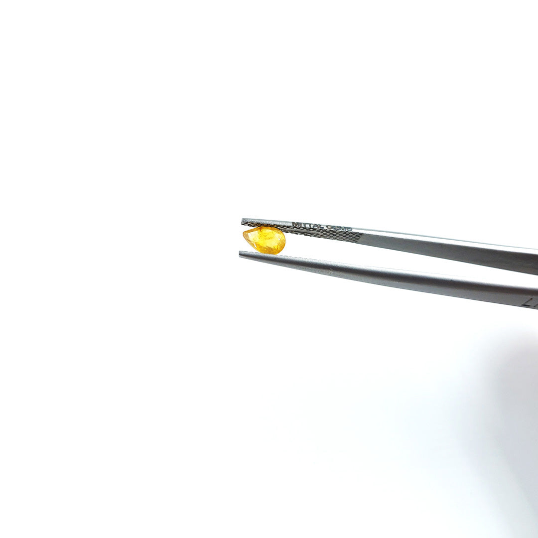 Natural Calibrated Bangkok Yellow Sapphire Pears | 5x7mm & 6x8mm
