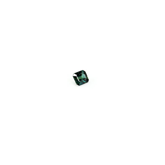Natural Untreated Teal Sapphire Octagon 1.02 cts