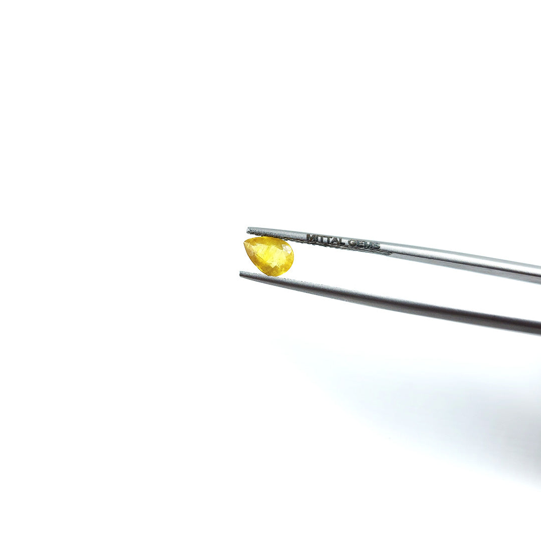 Natural Bangkok Yellow Sapphire Calibrated Pears | 5x7mm & 6x8mm