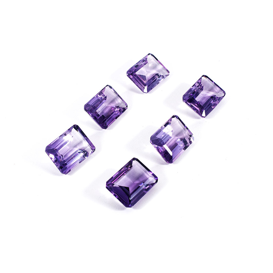 Natural Brazil Amethyst Calibrated Octagons | 12x16mm & 13x18mm