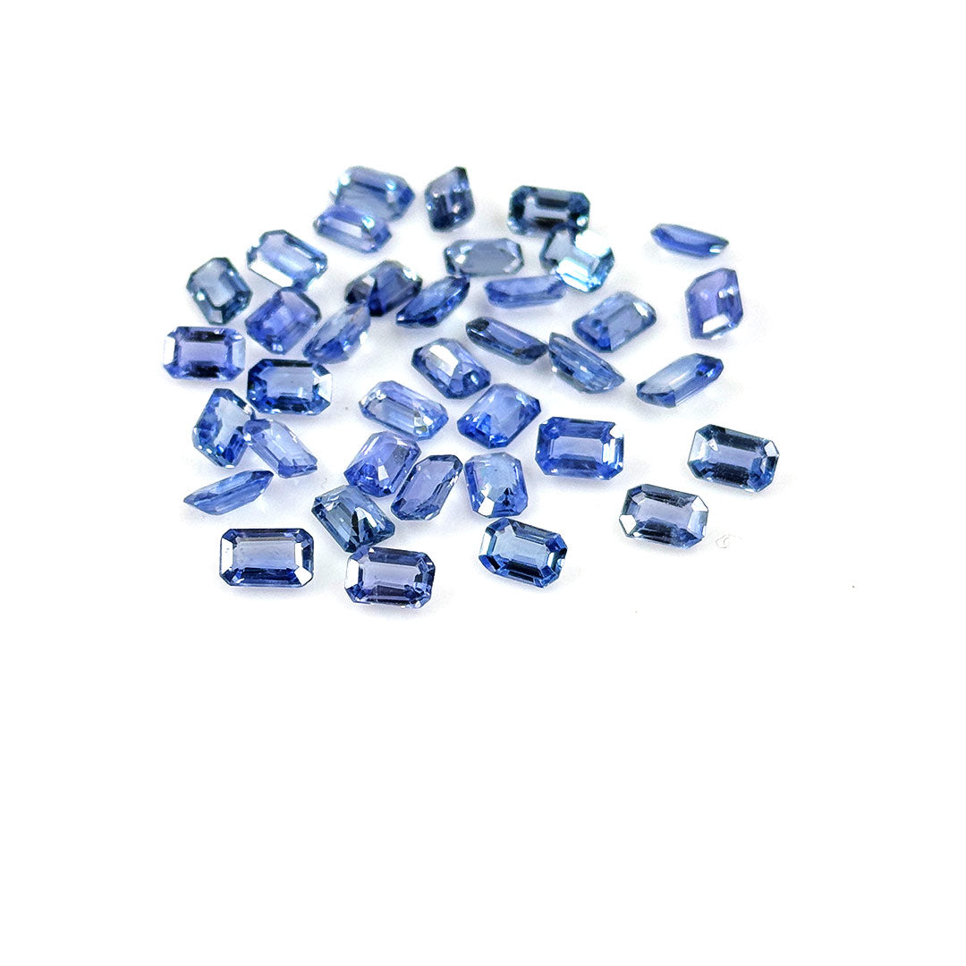 Natural Ceylon Untreated Blue Sapphire Calibrated Octagons | 3x5mm & 4x6mm