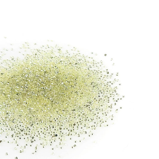 Natural Untreated Yellow Sapphire Calibrated Diamond Cut Rounds | 1mm & 1.25mm