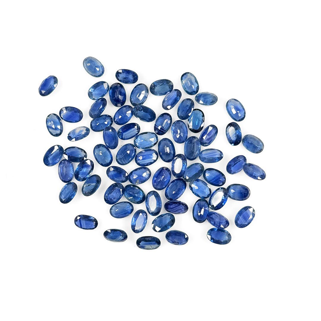 Natural Untreated Blue Sapphire Calibrated Ovals | 3x5mm & 6x4mm
