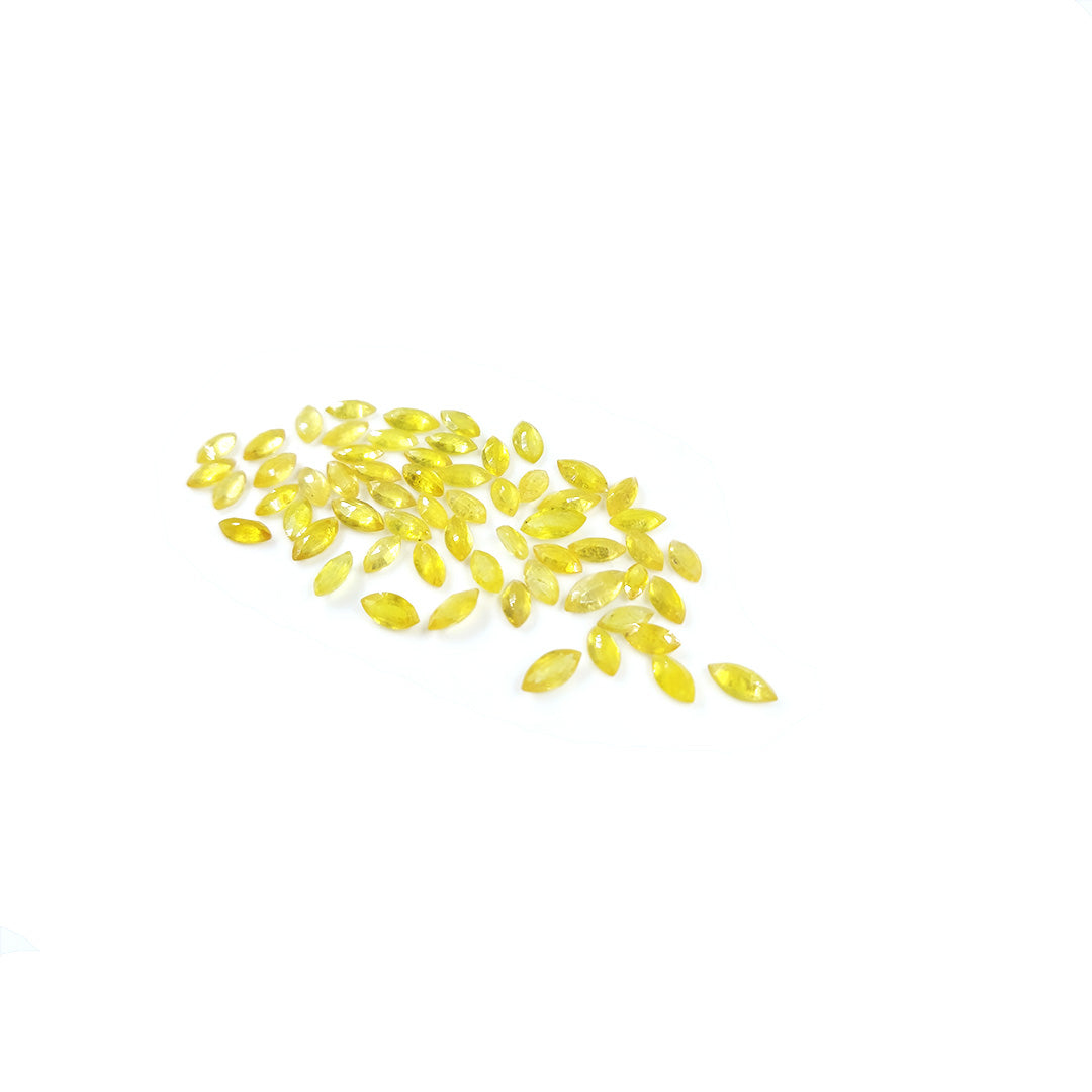 Natural Bangkok Yellow Sapphire Calibrated Marquise | 2.5x5mm & 3x6mm