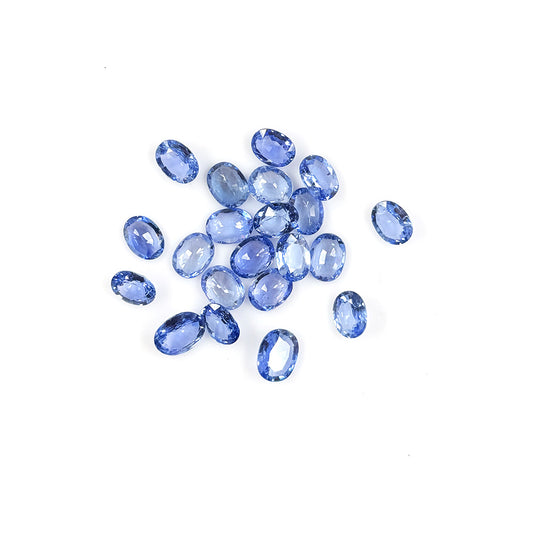 Natural Ceylon Untreated Blue Sapphire Calibrated Ovals | 5x7mm & 6x8mm