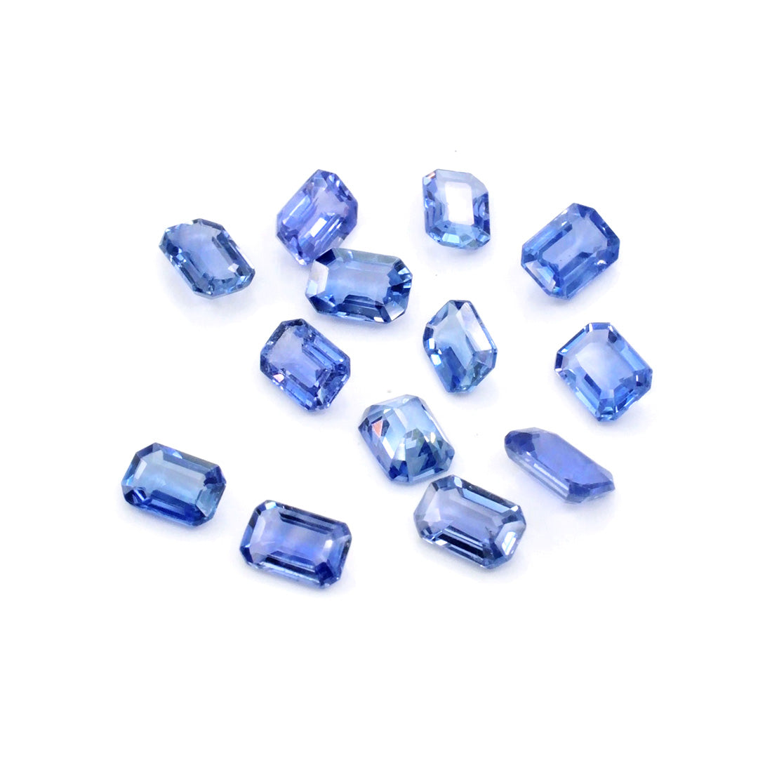 Natural Ceylon Untreated Blue Sapphire Calibrated Octagons | 3x5mm & 4x6mm